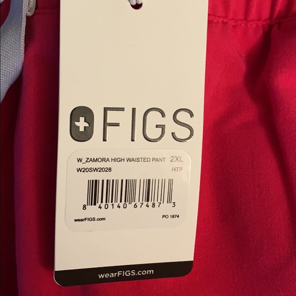 Figs Shocking pink Zamora pants - Picture 3 of 3